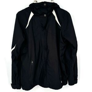 Columbia Bugaboo Black and White Omni-Tech Interchange Jacket Size M